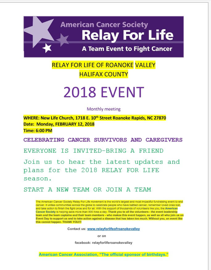 Relay For Life of Roanoke Valley